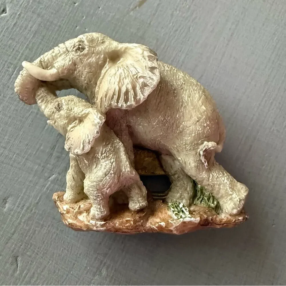 Elephant Family Belt Buckle